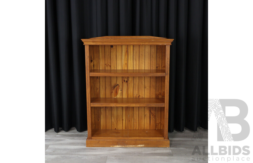 Pine Open Bookcase