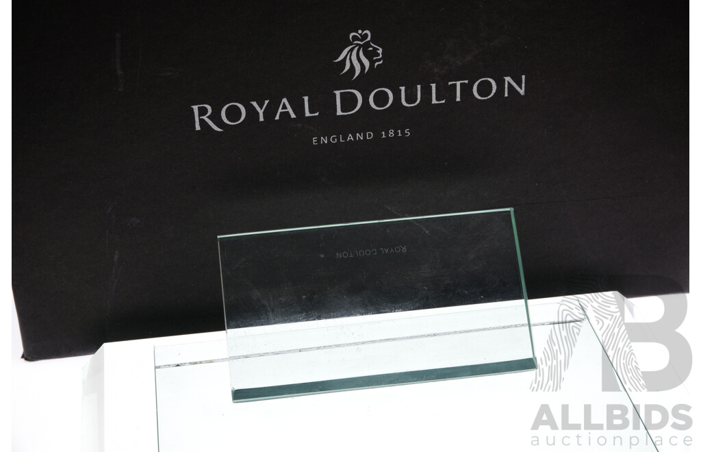 Royal Doulton Crystal Rectangular Photograph Frame in Original Box