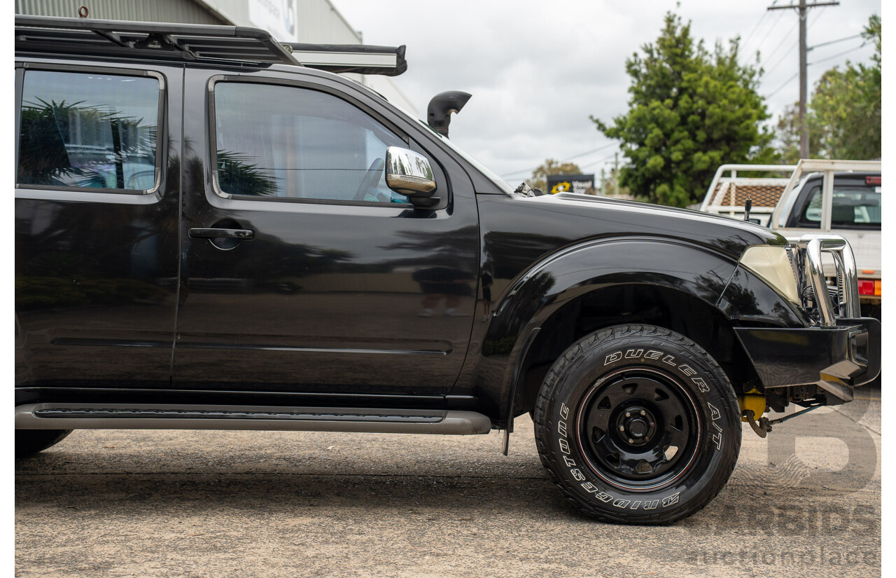 1/2008 Nissan Pathfinder ST-L (4x4) R51 MY07 4d Wagon Midnight Black Metallic Turbo Diesel 2.5L