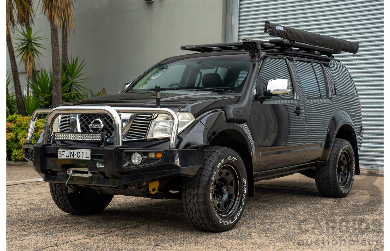 1/2008 Nissan Pathfinder ST-L (4x4) R51 MY07 4d Wagon Midnight Black Metallic Turbo Diesel 2.5L