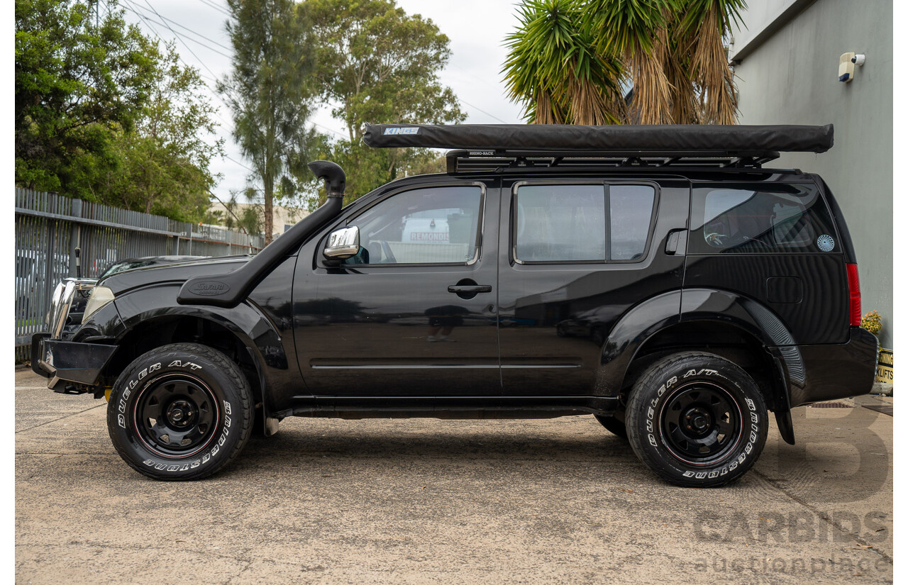 1/2008 Nissan Pathfinder ST-L (4x4) R51 MY07 4d Wagon Midnight Black Metallic Turbo Diesel 2.5L