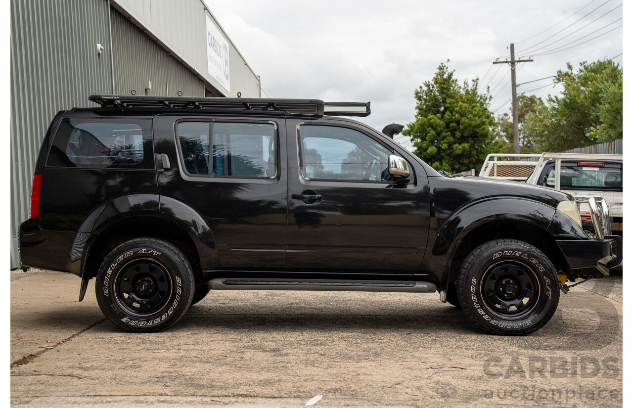 1/2008 Nissan Pathfinder ST-L (4x4) R51 MY07 4d Wagon Midnight Black Metallic Turbo Diesel 2.5L