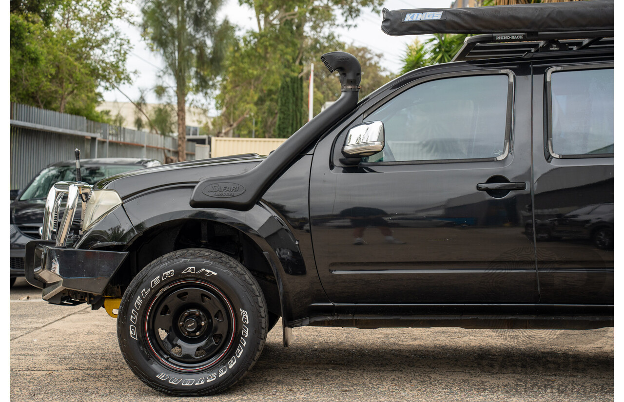 1/2008 Nissan Pathfinder ST-L (4x4) R51 MY07 4d Wagon Midnight Black Metallic Turbo Diesel 2.5L