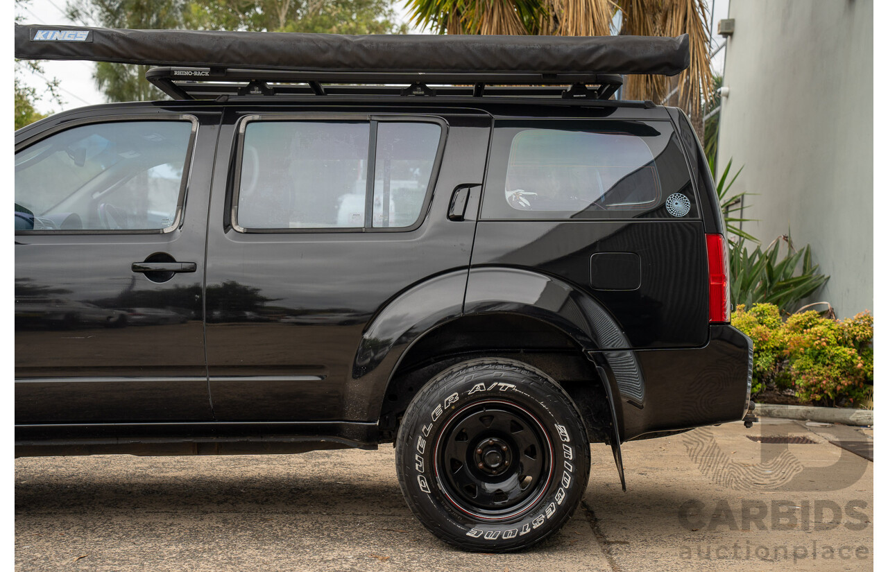 1/2008 Nissan Pathfinder ST-L (4x4) R51 MY07 4d Wagon Midnight Black Metallic Turbo Diesel 2.5L