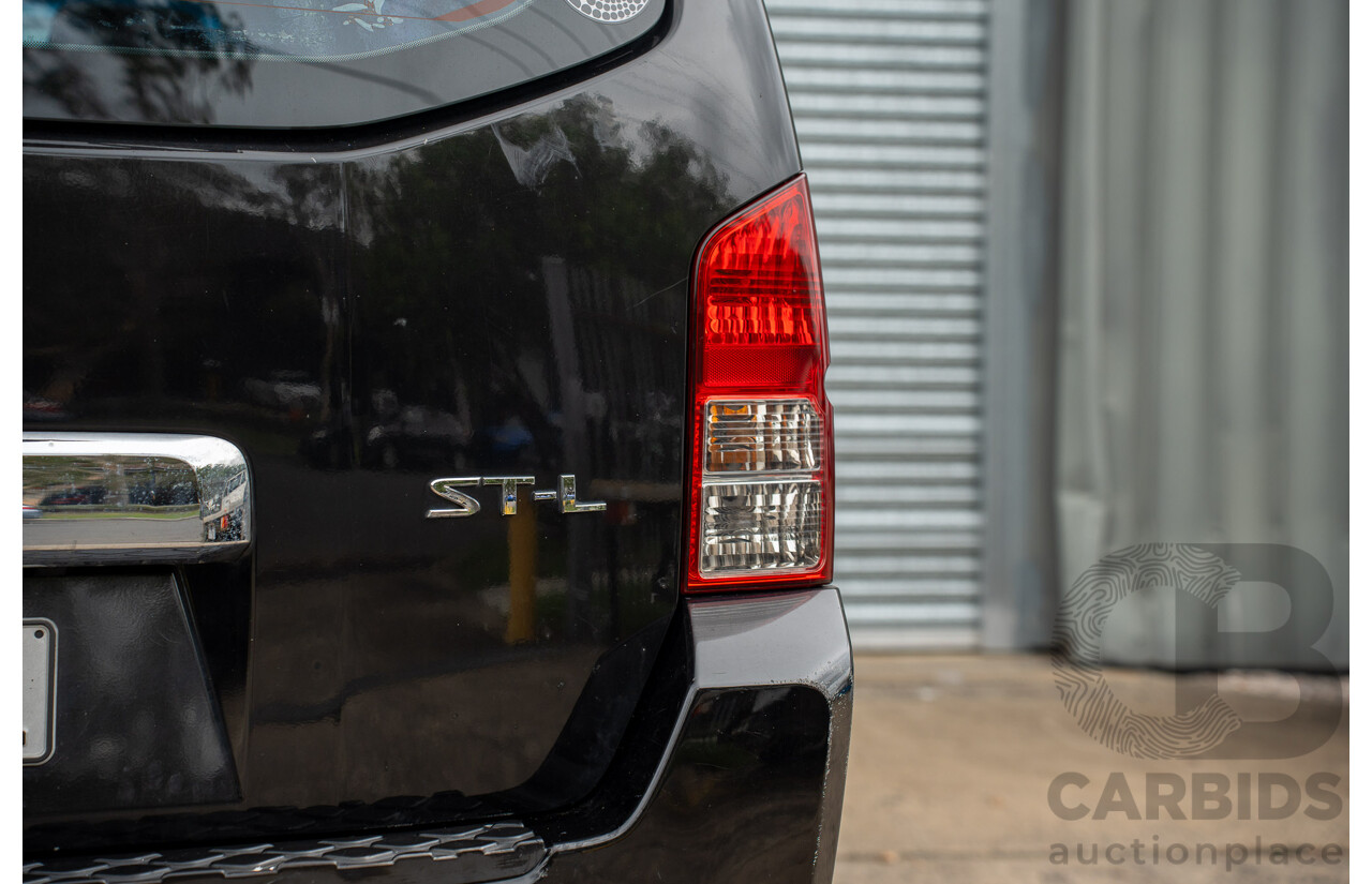 1/2008 Nissan Pathfinder ST-L (4x4) R51 MY07 4d Wagon Midnight Black Metallic Turbo Diesel 2.5L