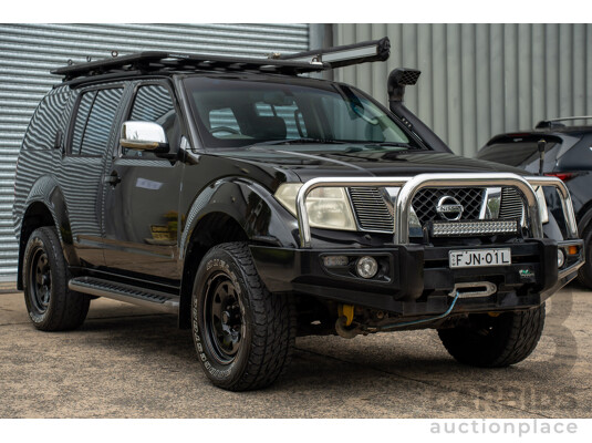 1/2008 Nissan Pathfinder ST-L (4x4) R51 MY07 4d Wagon Midnight Black Metallic Turbo Diesel 2.5L