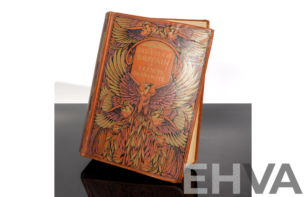 Birds of Britain, J Lewis Bonhote, a C Black, 1917, Embossed Hardcover