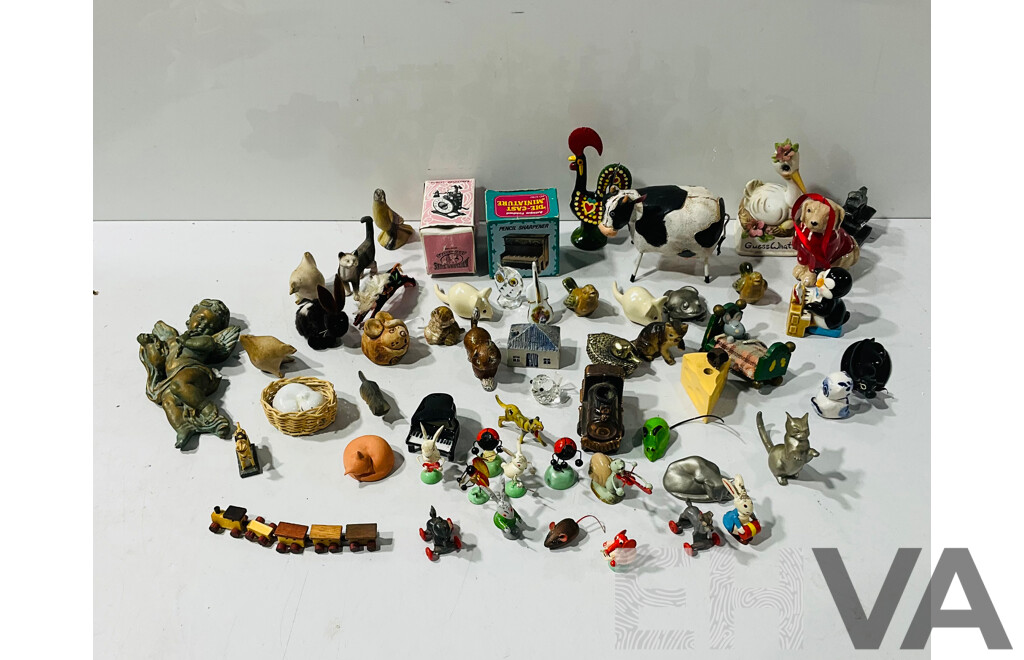 Collection Animal Themed Ornaments in Various Mediums