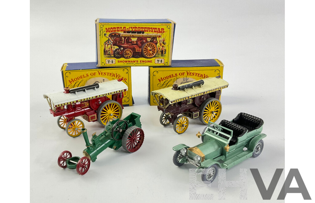 Matchbox Models of Yesteryear Including Fowler ''Big Lion'' Showman's Engine and Rolls Royce Silver Shadow