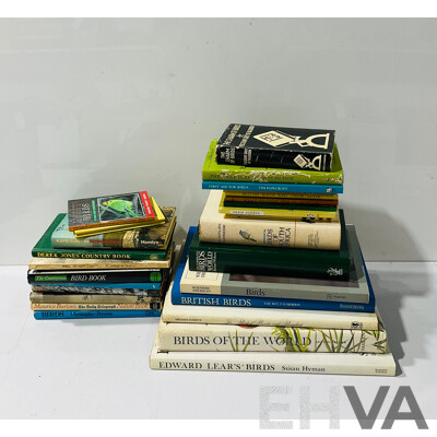 Collection Books Relating to International Birds Including Birds of Paradise and Bowerbirds by M Everett, Edward Lears Birds, Roberts Birds of South Africa and More