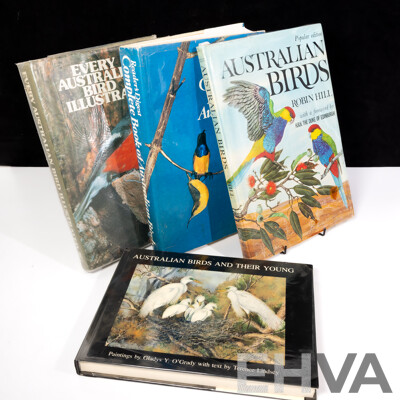 Collection Books Relating to Australian Birds Including Australian Parrots Illustrated by W T Cooper, Neville Cayley by J H Prince, Foliage Birds by G M Martins and More