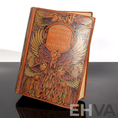 Birds of Britain, J Lewis Bonhote, a C Black, 1917, Embossed Hardcover