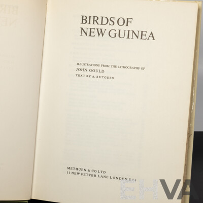 Handbook to the Birds of Australia, J Gould, Lansdowne Press, 1972 Hardcover Along with J Gould's Birds of Australia & Birds of New Guinea, Both Hardcovers with Dust Jackets