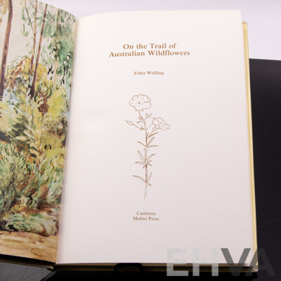 Collection  Four Books Relating to Edna Walling Along with a Collection of Australian Wildflower Ilustrations by Patricia Weare, All Hardcovers