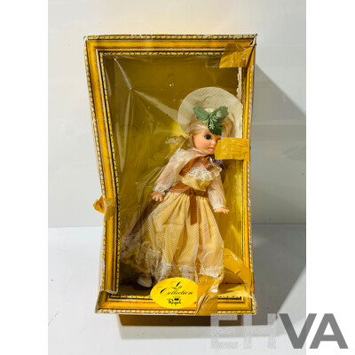 Vintage Ceramic Doll From La Collection by Regal Toys in Original Box
