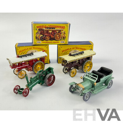 Matchbox Models of Yesteryear Including Fowler ''Big Lion'' Showman's Engine and Rolls Royce Silver Shadow