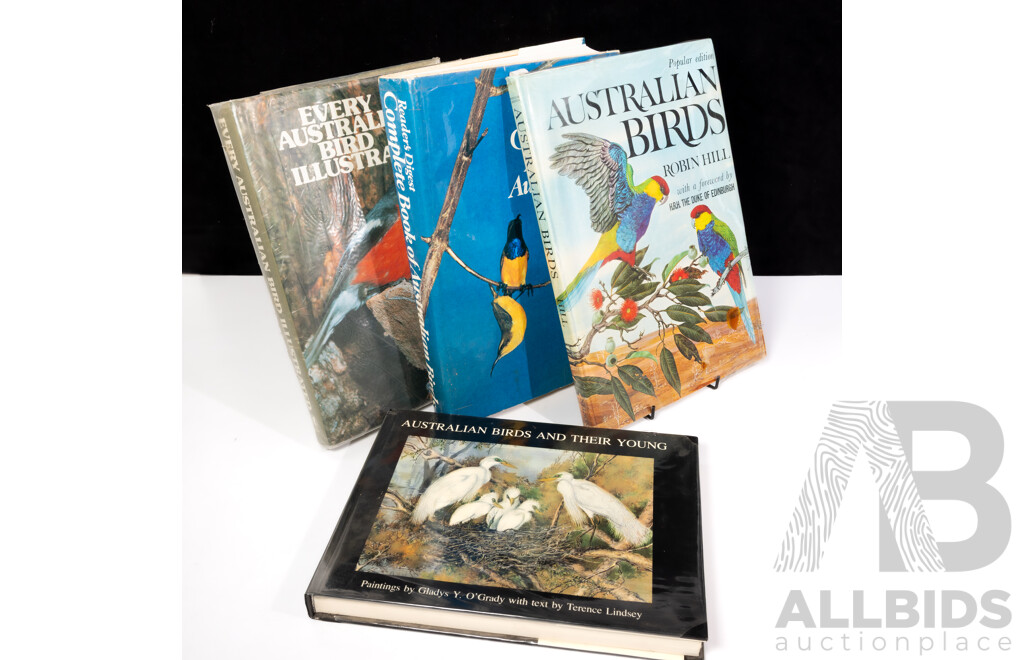 Collection Books Relating to Australian Birds Including Australian Parrots Illustrated by W T Cooper, Neville Cayley by J H Prince, Foliage Birds by G M Martins and More