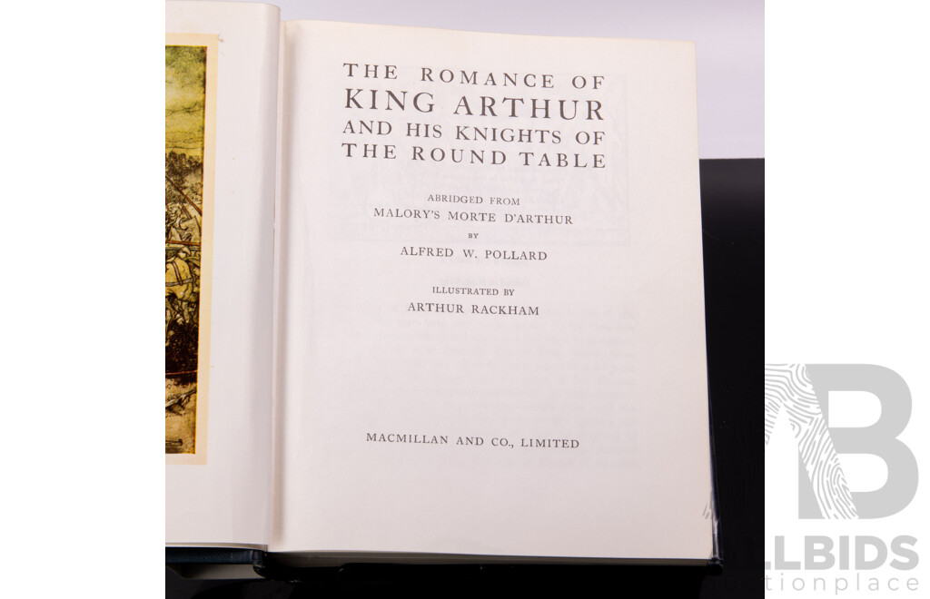 Le Morte D Arthur, Sir T Malory, Illustrated by Aubrey Beardsley, Harrison House, NY, 1985, Along with The Romance of King Arthur & A Midsummer Night's Dream, Both Illustrated by a Rackham