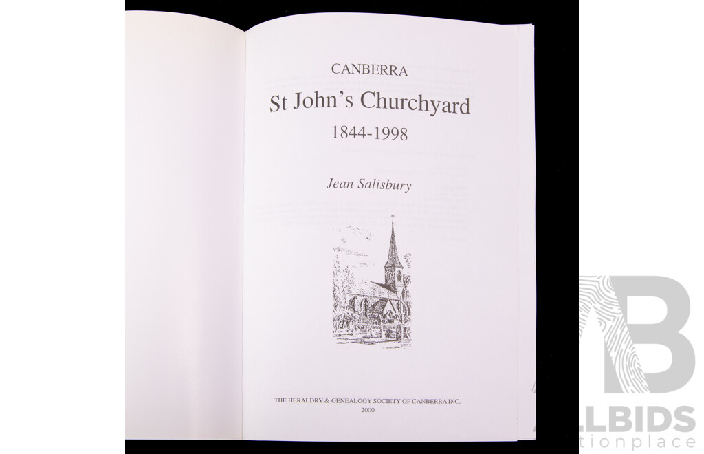 Collection Four Books Relating to Early Canberra Including HIstoric Canberra 1825 to 1945 by Alan Fitzgerald and More