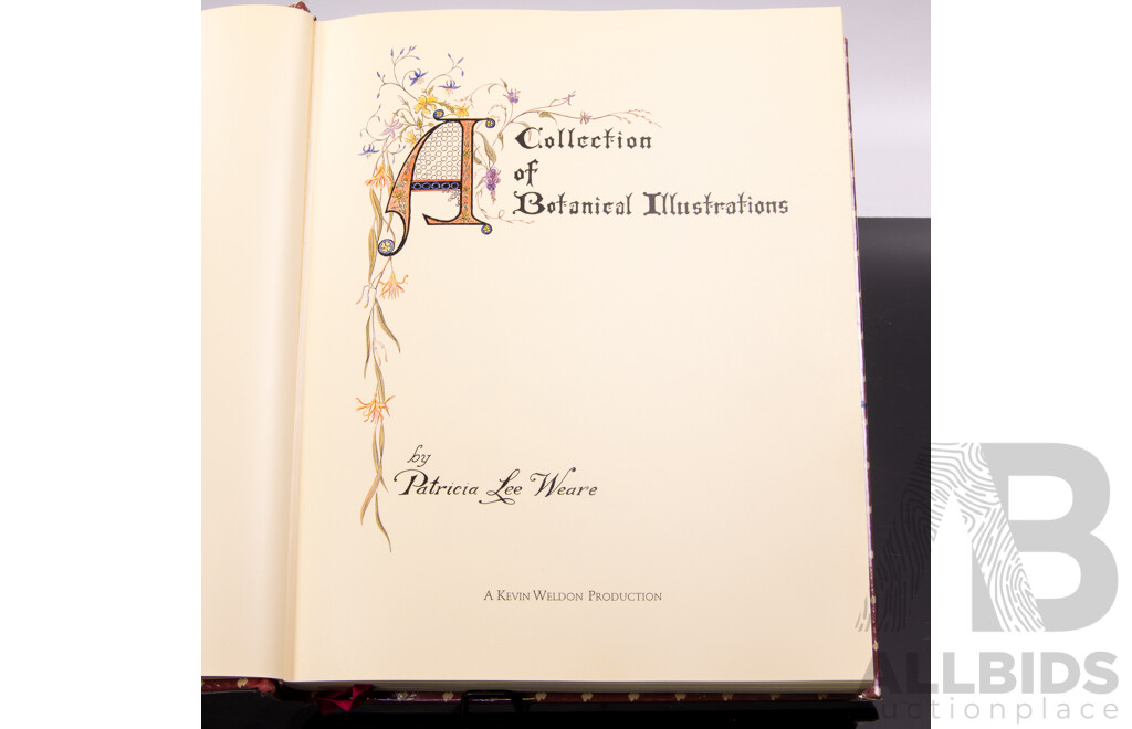 Collection  Four Books Relating to Edna Walling Along with a Collection of Australian Wildflower Ilustrations by Patricia Weare, All Hardcovers
