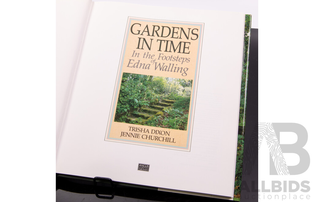 Collection  Four Books Relating to Edna Walling Along with a Collection of Australian Wildflower Ilustrations by Patricia Weare, All Hardcovers