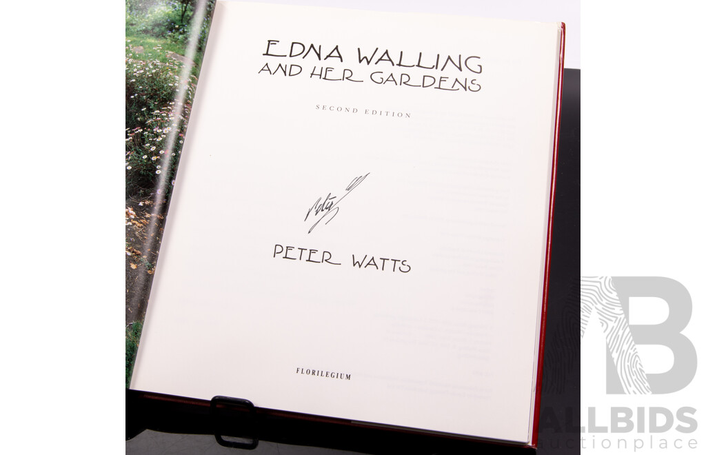 Collection  Four Books Relating to Edna Walling Along with a Collection of Australian Wildflower Ilustrations by Patricia Weare, All Hardcovers