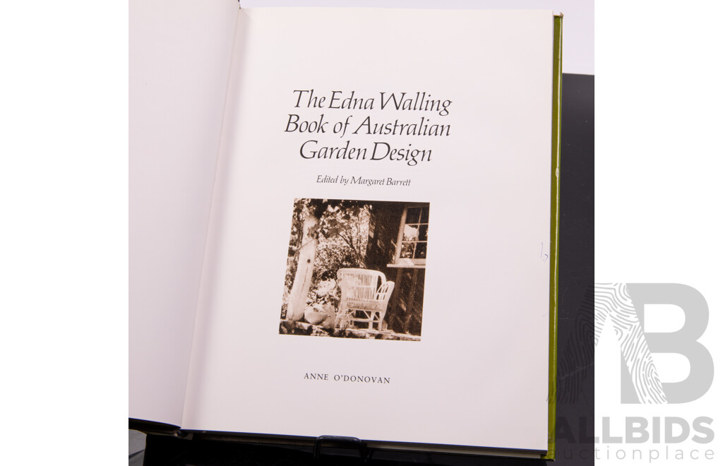 Collection  Four Books Relating to Edna Walling Along with a Collection of Australian Wildflower Ilustrations by Patricia Weare, All Hardcovers