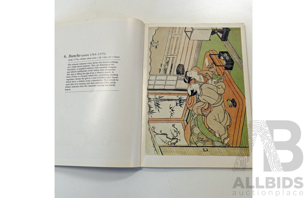 Shunga The Art of Love in Japan, T & M Evans, Paddington Press 1975 (Hardcover) and Japanese Erotic Art & The Life of the Courtesan, Richard Illing, Thames & Hudson 1978 (Soft Cover)