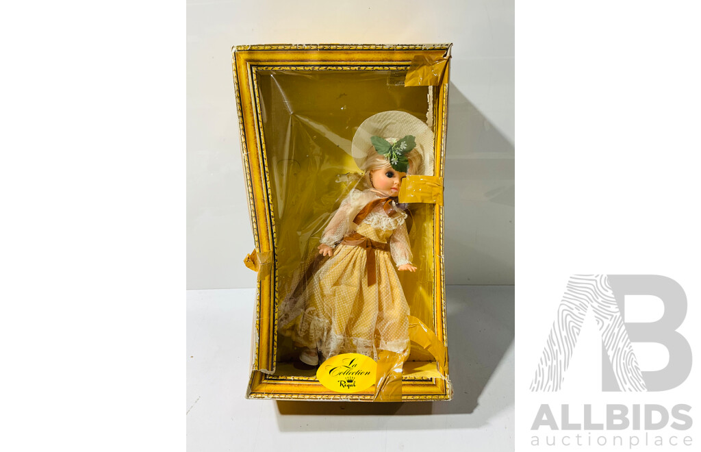 Vintage Ceramic Doll From La Collection by Regal Toys in Original Box
