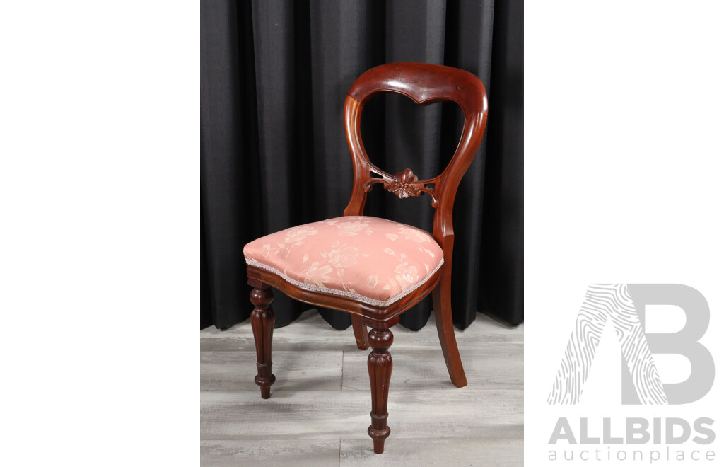 Oak Footstool with Two Chairs
