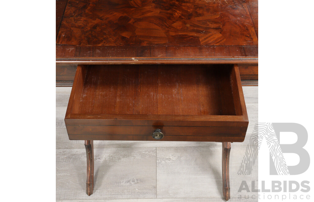 Timber Single Drawer Side Table