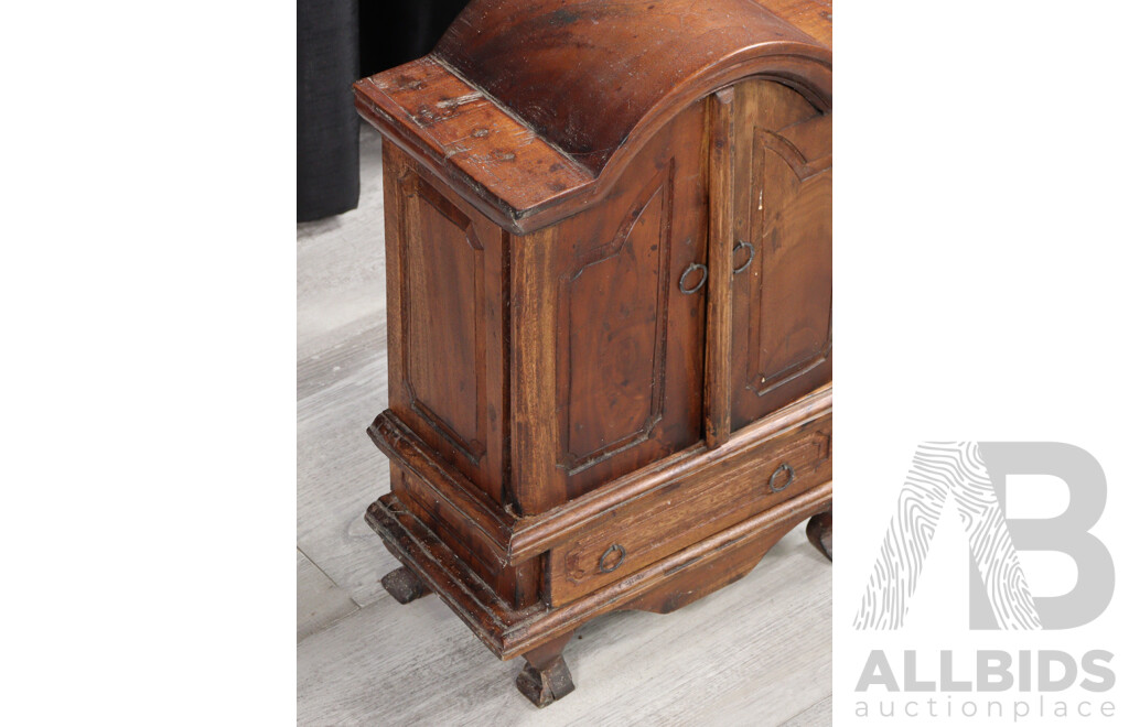 Small Hardwood Trinket Cabinet