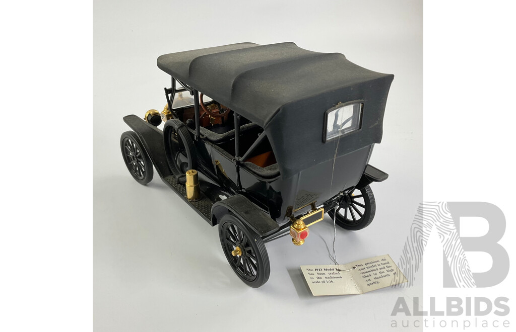 Franklin Mint Precision Models Diecast 1913 Model T Ford - 1:16 Scale