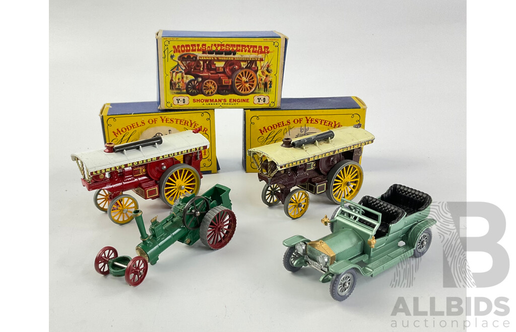 Matchbox Models of Yesteryear Including Fowler ''Big Lion'' Showman's Engine and Rolls Royce Silver Shadow