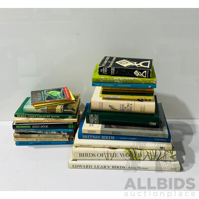 Collection Books Relating to International Birds Including Birds of Paradise and Bowerbirds by M Everett, Edward Lears Birds, Roberts Birds of South Africa and More