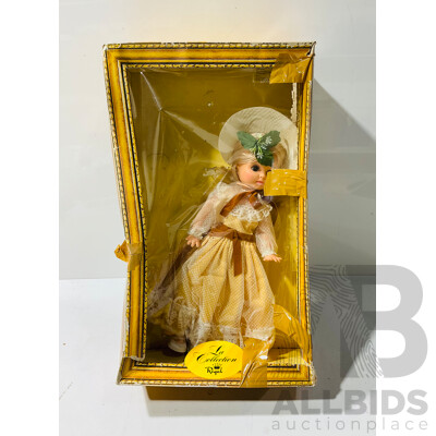 Vintage Ceramic Doll From La Collection by Regal Toys in Original Box