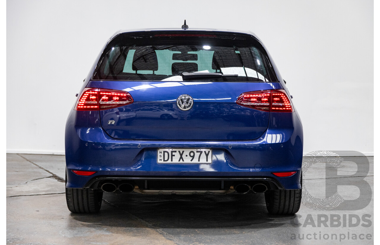 06/2016 Volkswagen Golf R AWD AU MY17 5D Hatchback Blue 2.0L