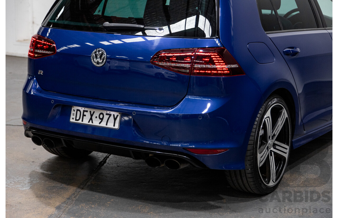 06/2016 Volkswagen Golf R AWD AU MY17 5D Hatchback Blue 2.0L