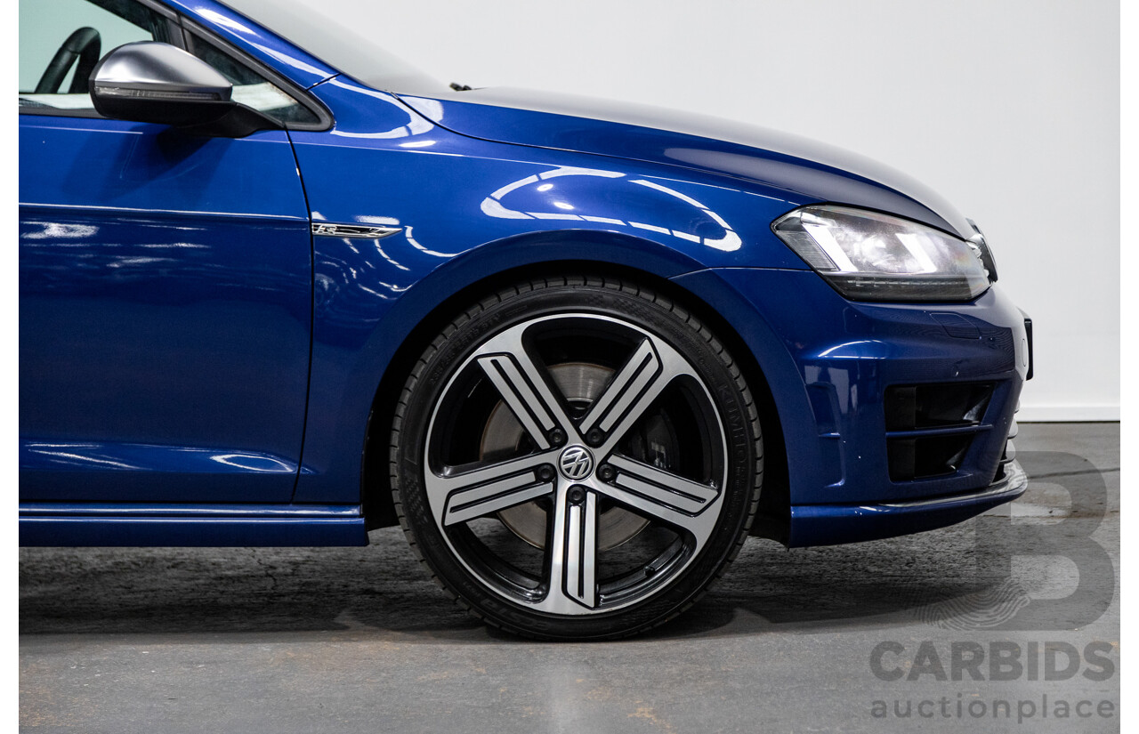 06/2016 Volkswagen Golf R AWD AU MY17 5D Hatchback Blue 2.0L