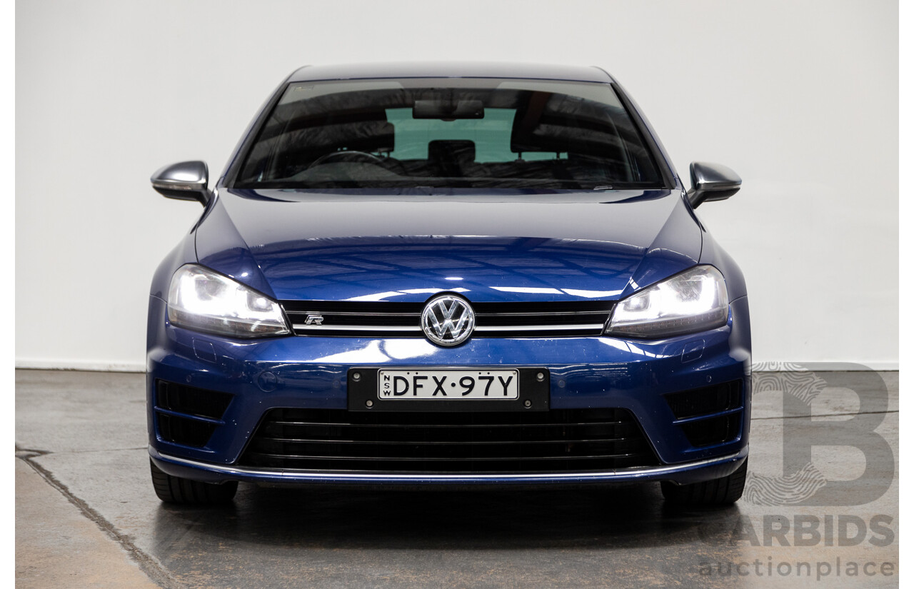 06/2016 Volkswagen Golf R AWD AU MY17 5D Hatchback Blue 2.0L