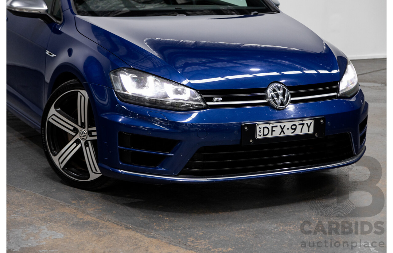 06/2016 Volkswagen Golf R AWD AU MY17 5D Hatchback Blue 2.0L