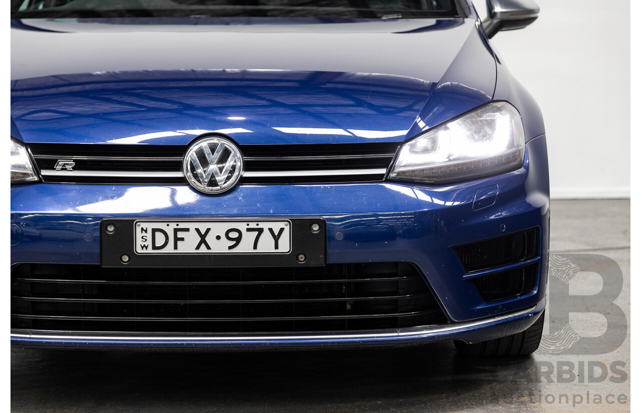 06/2016 Volkswagen Golf R AWD AU MY17 5D Hatchback Blue 2.0L