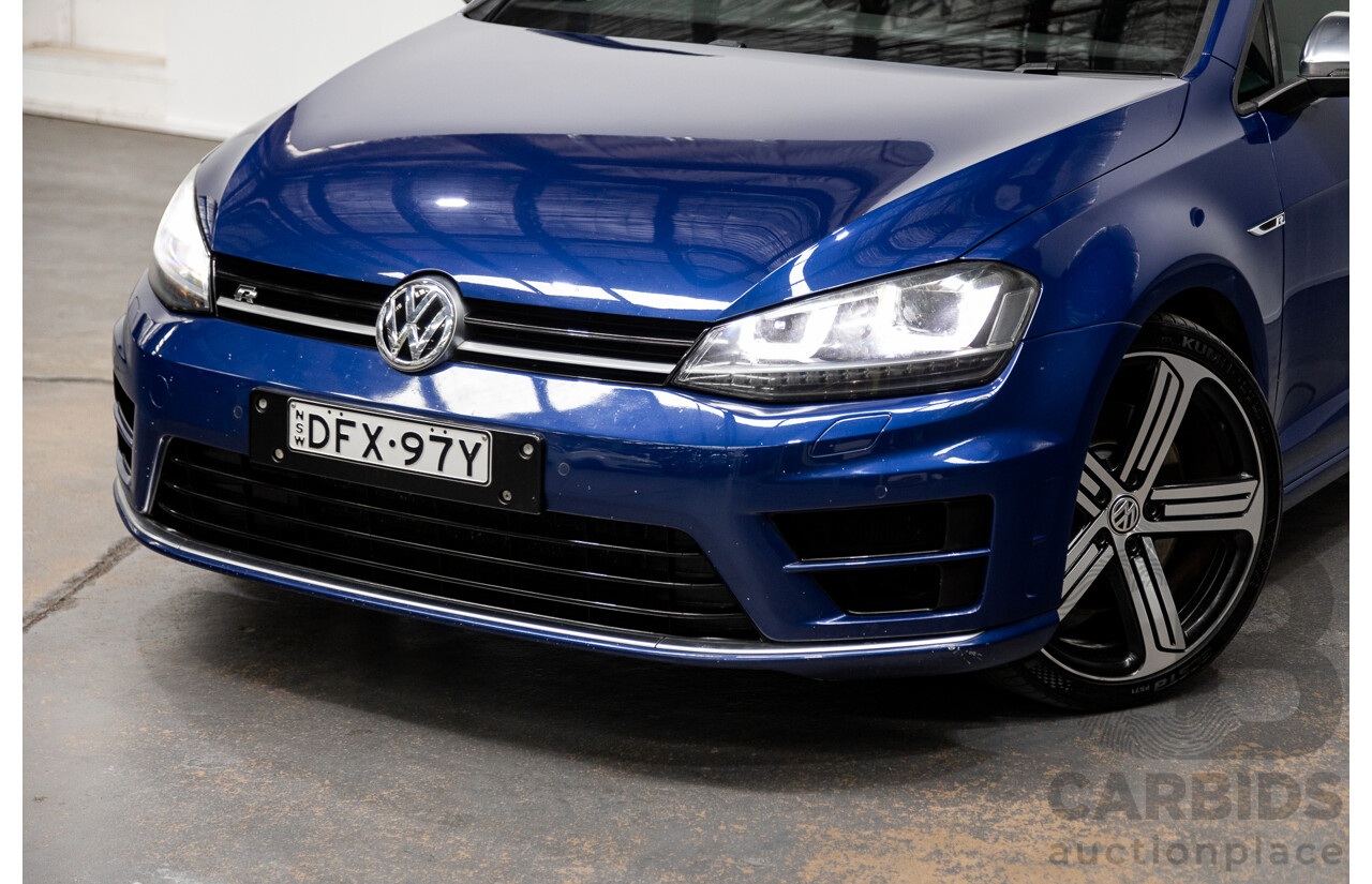 06/2016 Volkswagen Golf R AWD AU MY17 5D Hatchback Blue 2.0L