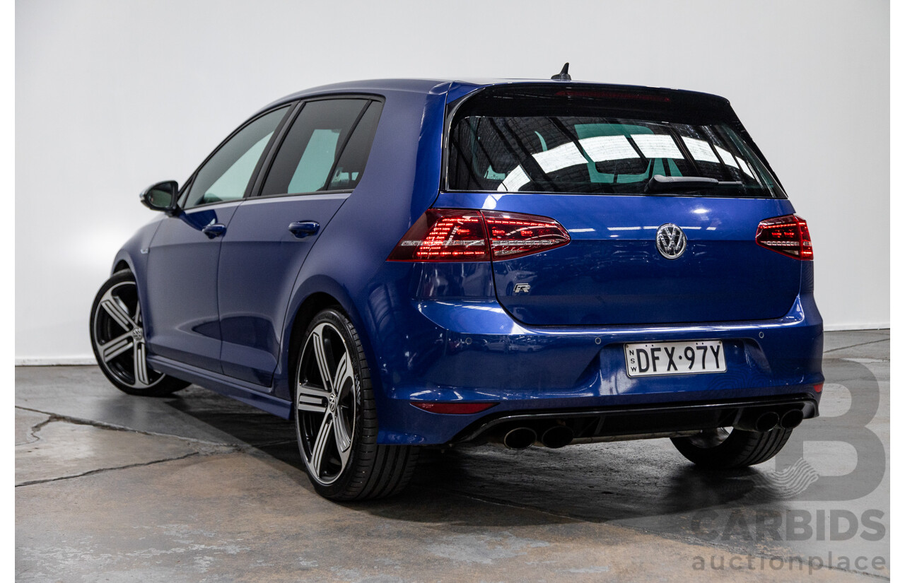 06/2016 Volkswagen Golf R AWD AU MY17 5D Hatchback Blue 2.0L