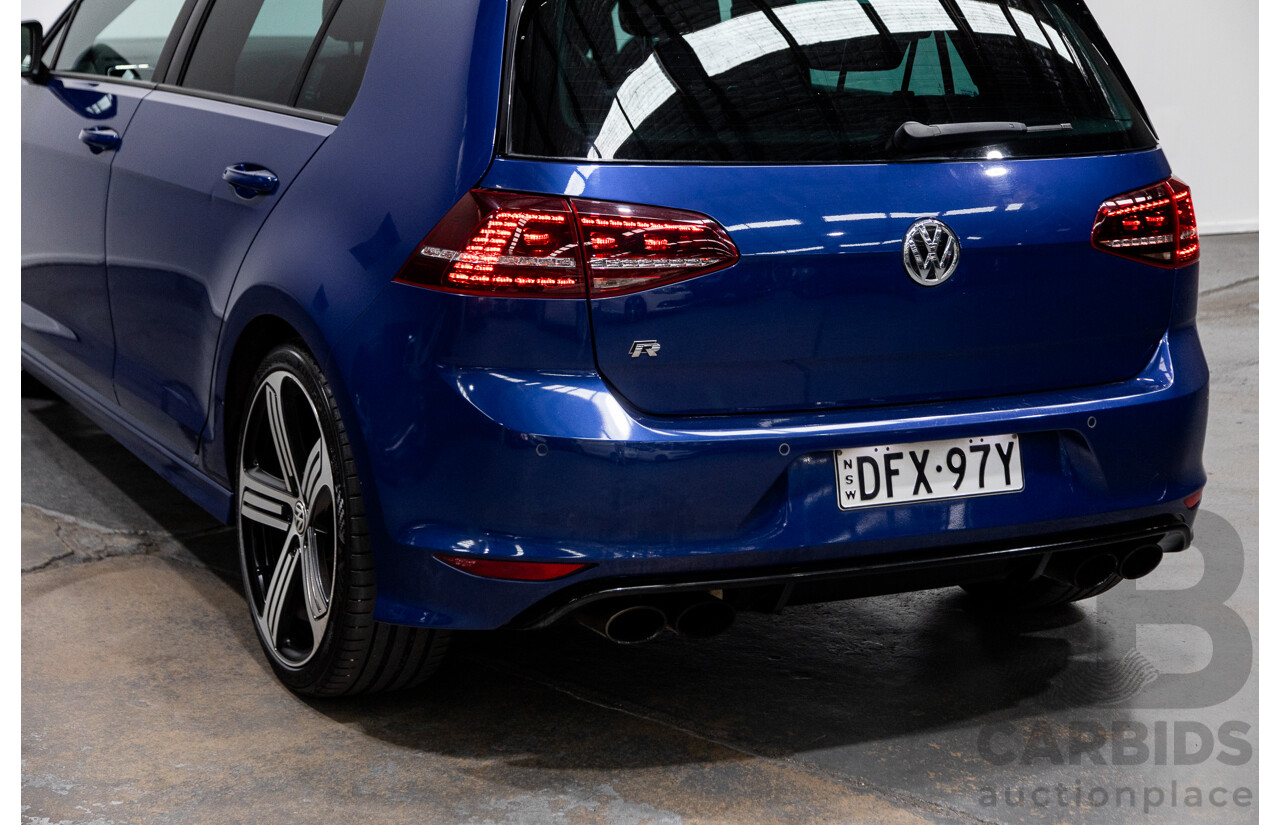 06/2016 Volkswagen Golf R AWD AU MY17 5D Hatchback Blue 2.0L