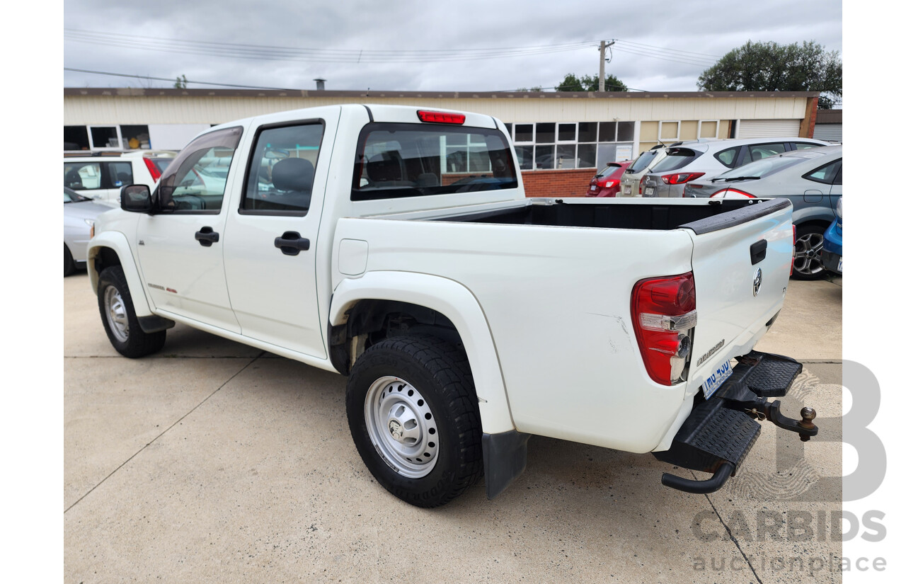 8/2010 Holden Colorado LX (4x4) RC MY10 Crew Cab P/Up White 3.0L