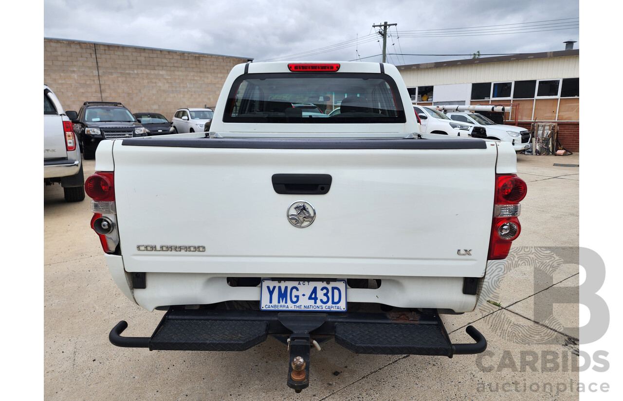 8/2010 Holden Colorado LX (4x4) RC MY10 Crew Cab P/Up White 3.0L