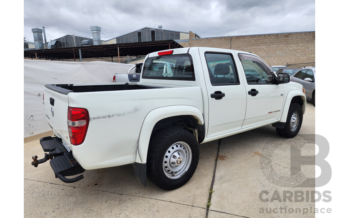 8/2010 Holden Colorado LX (4x4) RC MY10 Crew Cab P/Up White 3.0L