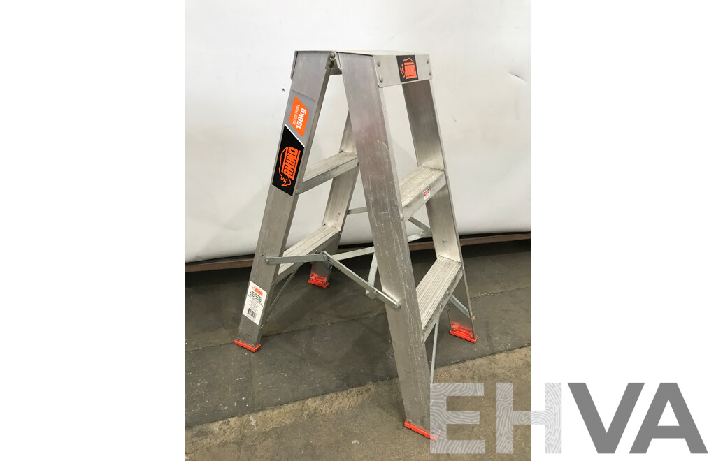 Rhino Industrial Double Sided Step Ladder