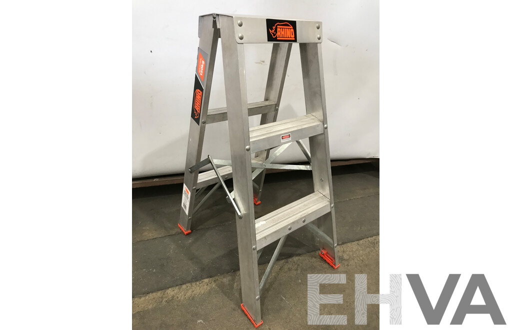 Rhino Industrial Double-Sided Step Ladder